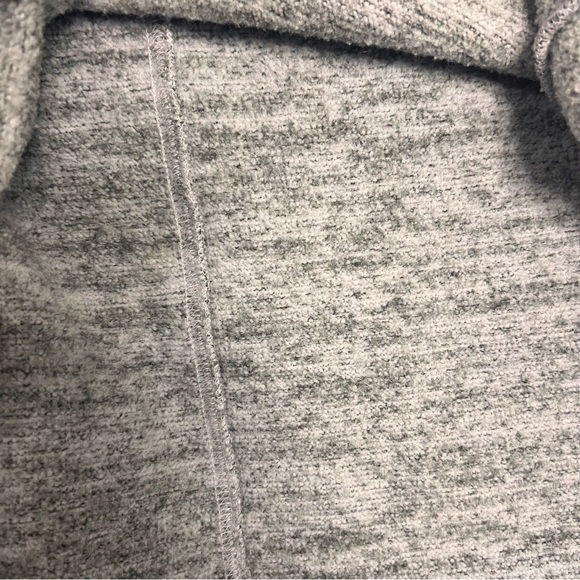 Anthropologie Saturday Sunday Marled Cowl Neck Pullover Sweatshirt Purple Gray S - Picture 7 of 9